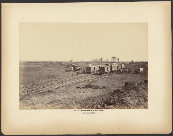 A. J. Russell, No. 167. Manassas Junction, Orange & Alexandria Railroad, December 1863.