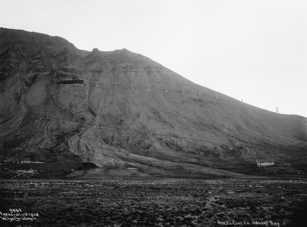 Anders Beer Wilse, Prot: Longyear City - Advent Bay Amerikanske Kul Co. 19/8 1908