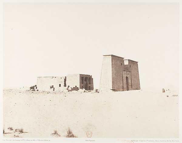 Félix Teynard, Dakkeh (Pselcis), Vue Générale du Temple