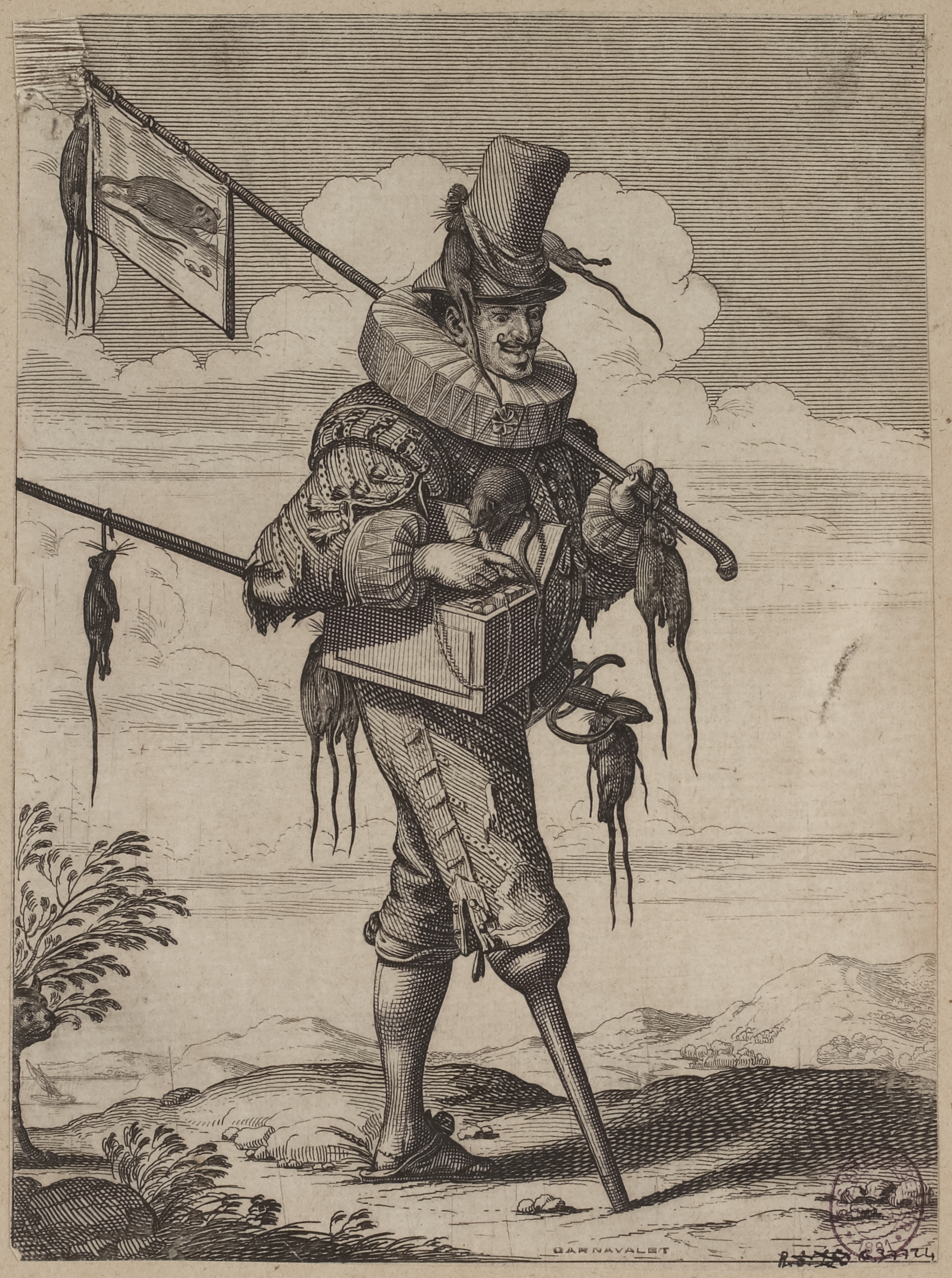 Abraham Bosse, Le marchand de mort aux rats