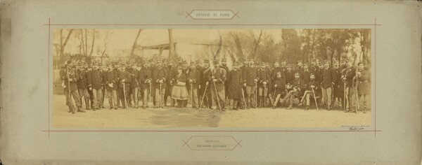 André Adolphe-Eugène Disdéri, Regiment, Des Gardes Forestiers