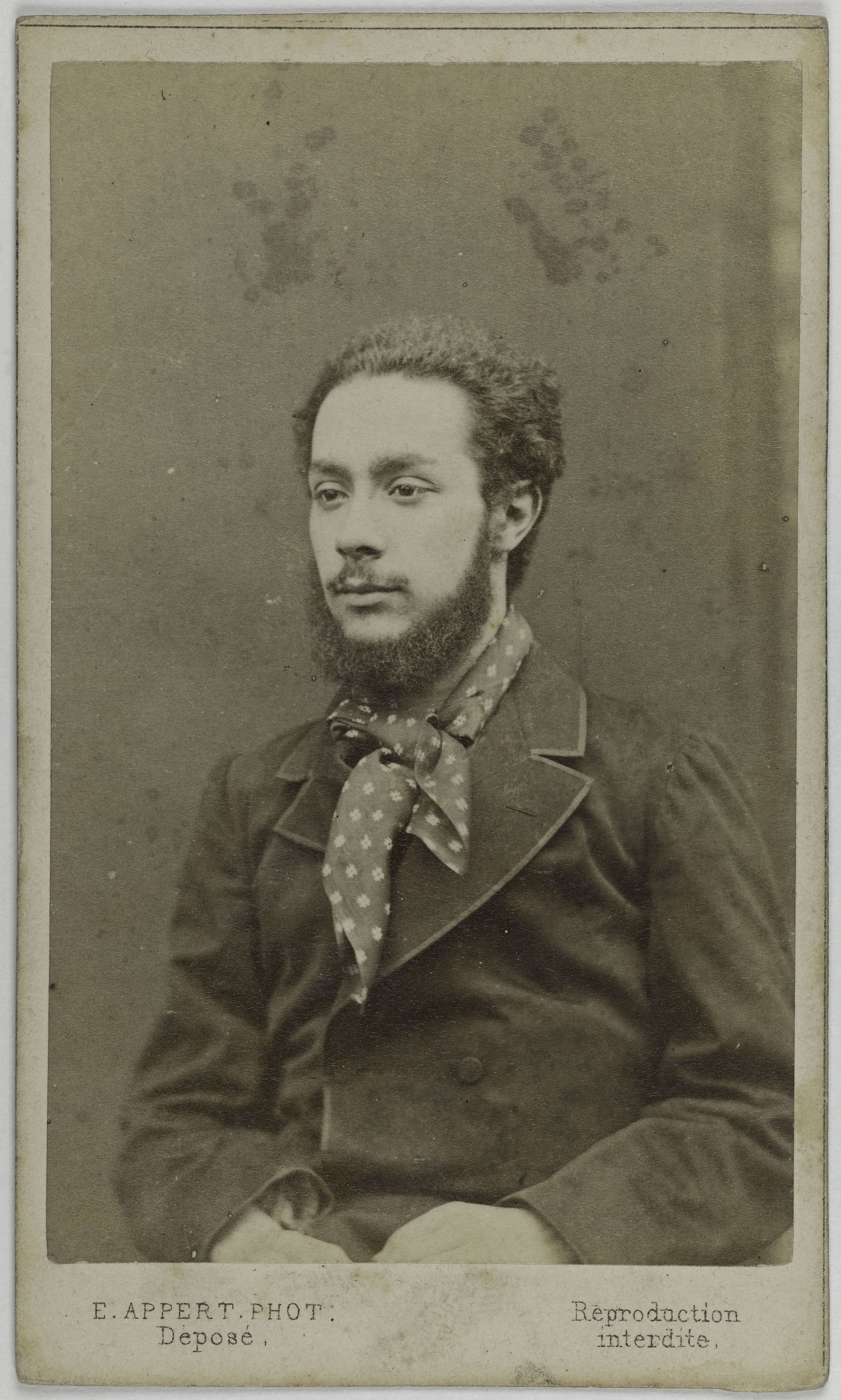 Ernest Charles Appert, Portrait de Pellerin, (incendiaire pendant la Commune)