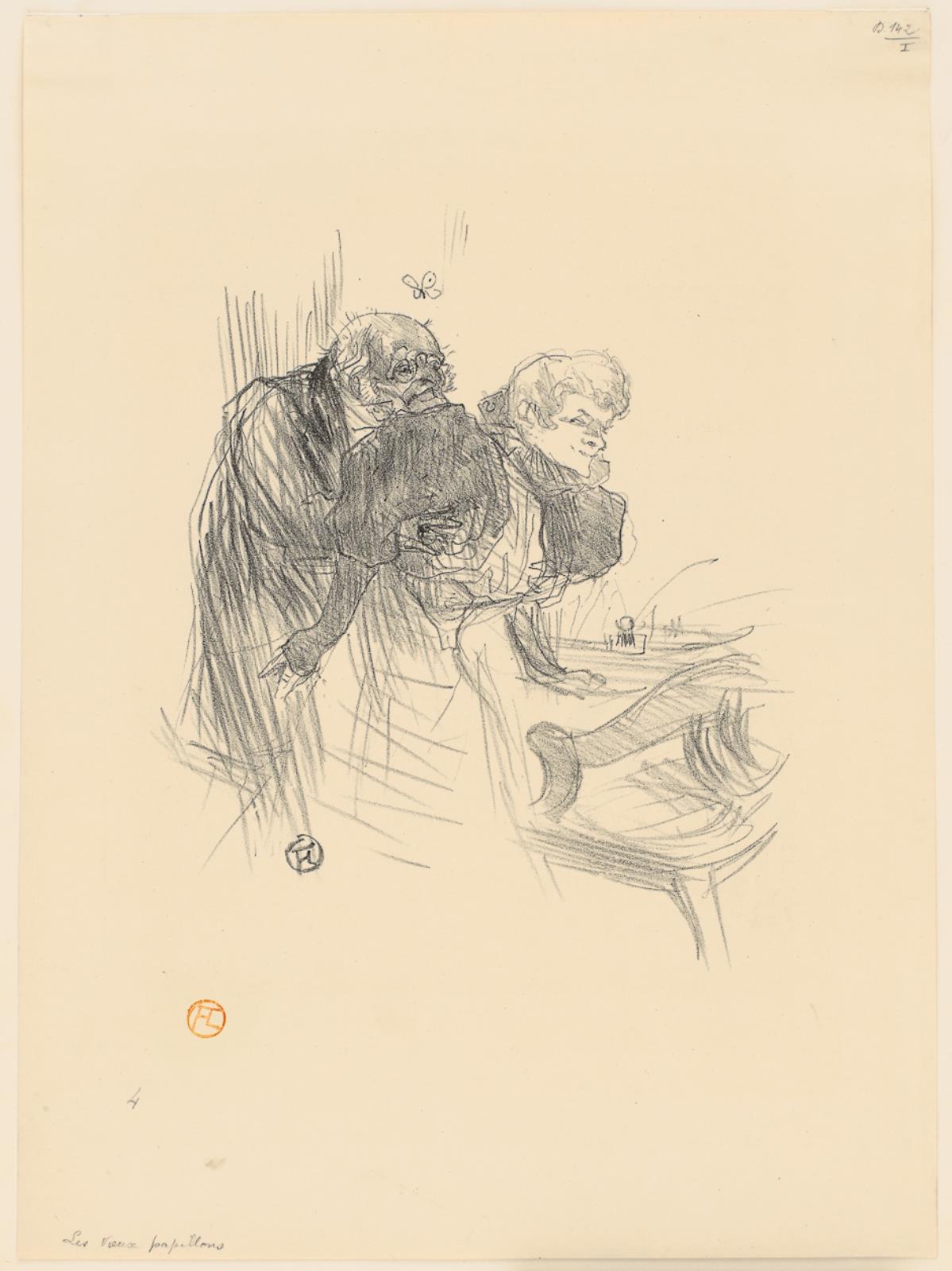 Henri de Toulouse-Lautrec, Les Vieux Papillons