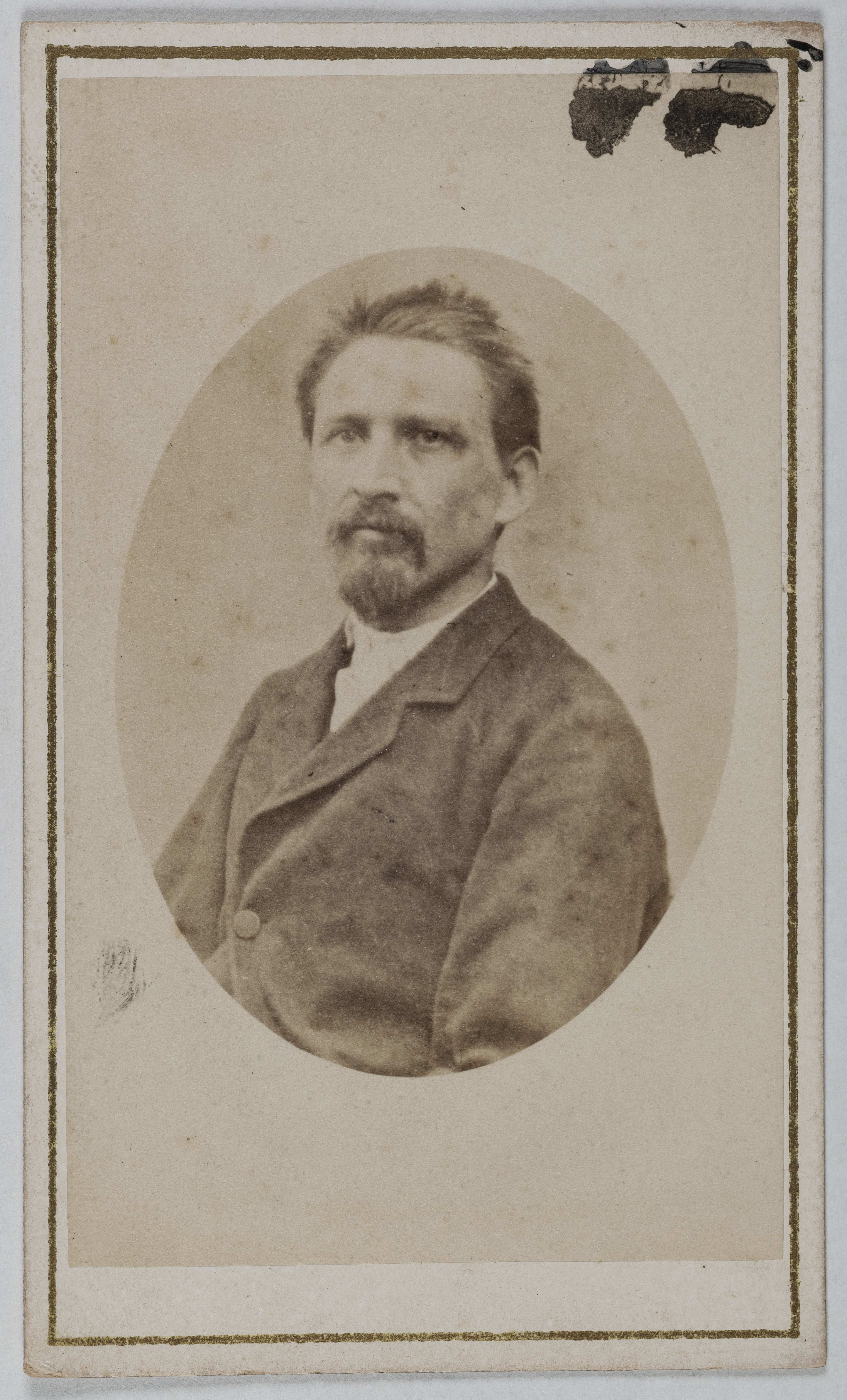 Anonyme, Portrait de François (18- 1871-2), (Directeur de la prison de la Roquette)