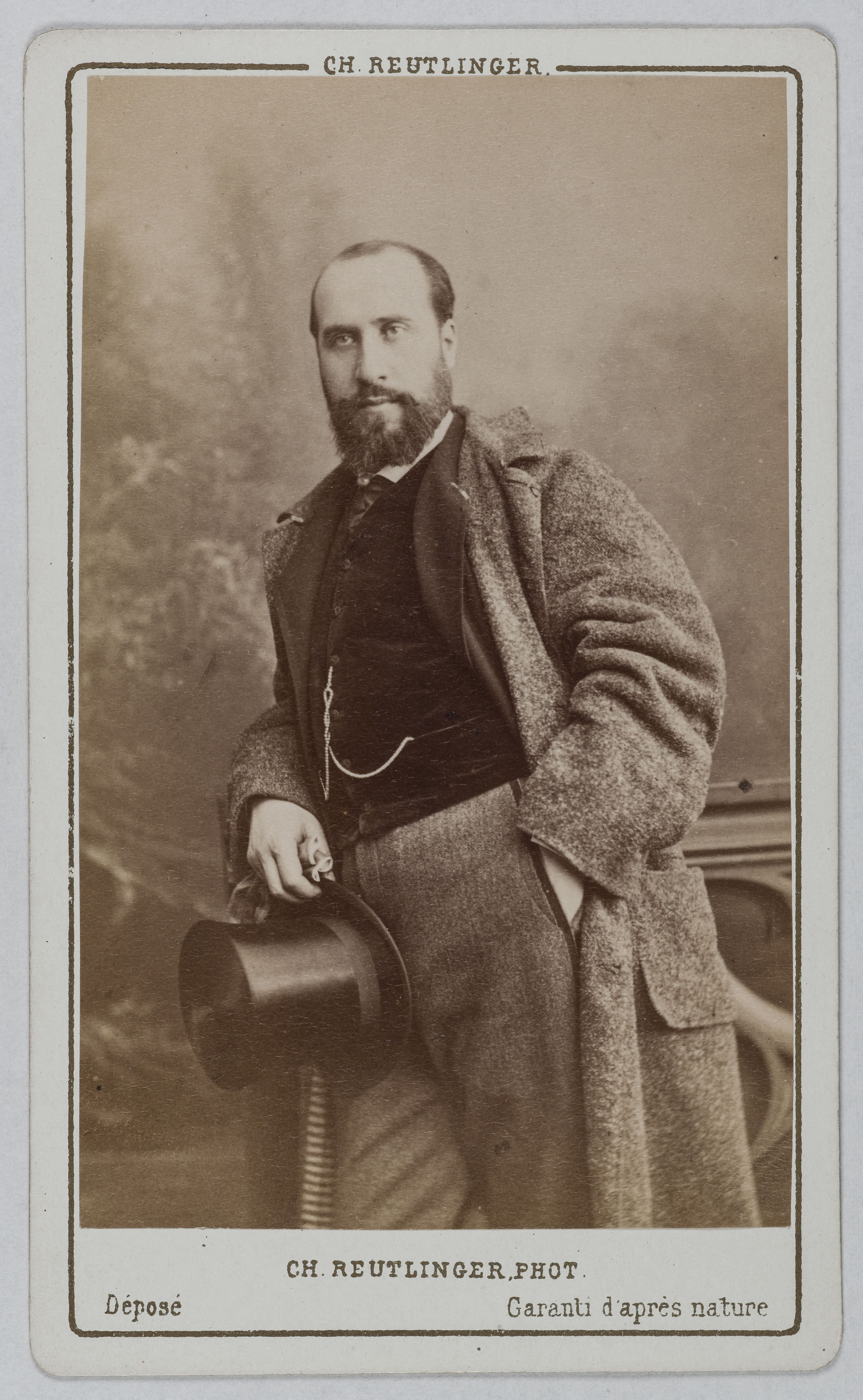 Charles Reutlinger, Portrait de Faure Jean-Baptiste, (1830-1914), (chanteur)