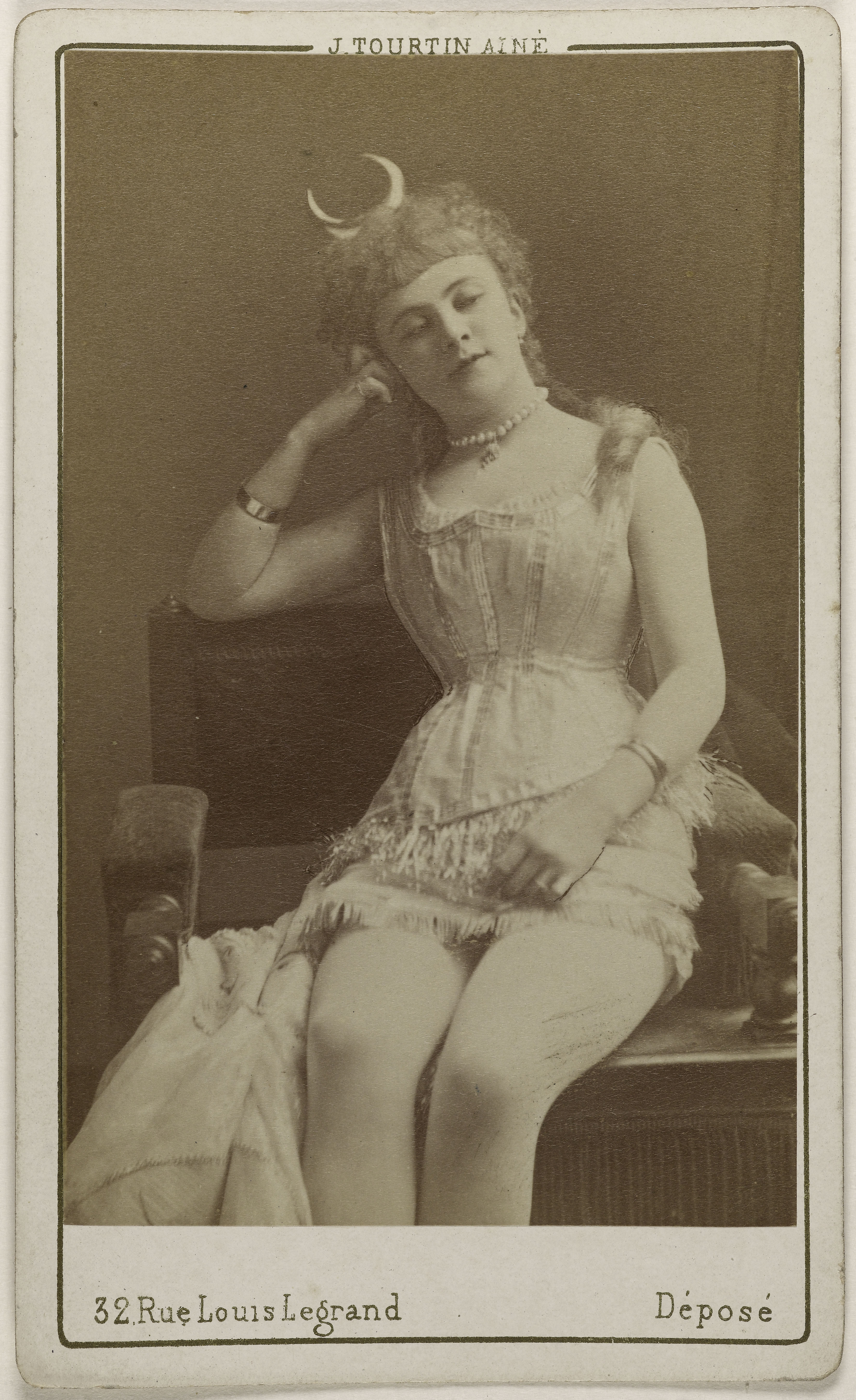 Joseph Tourtin, Portrait de Beaumaine (ou Baumaine), Juliette, (danseuse)