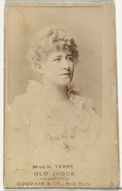 Goodwin & Company, Miss H. Terry, from the Actors and Actresses series (N171) for Old Judge Cigarettes