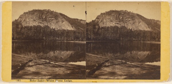 Edward Bierstadt, Echo Lake - White Horse Ledge.