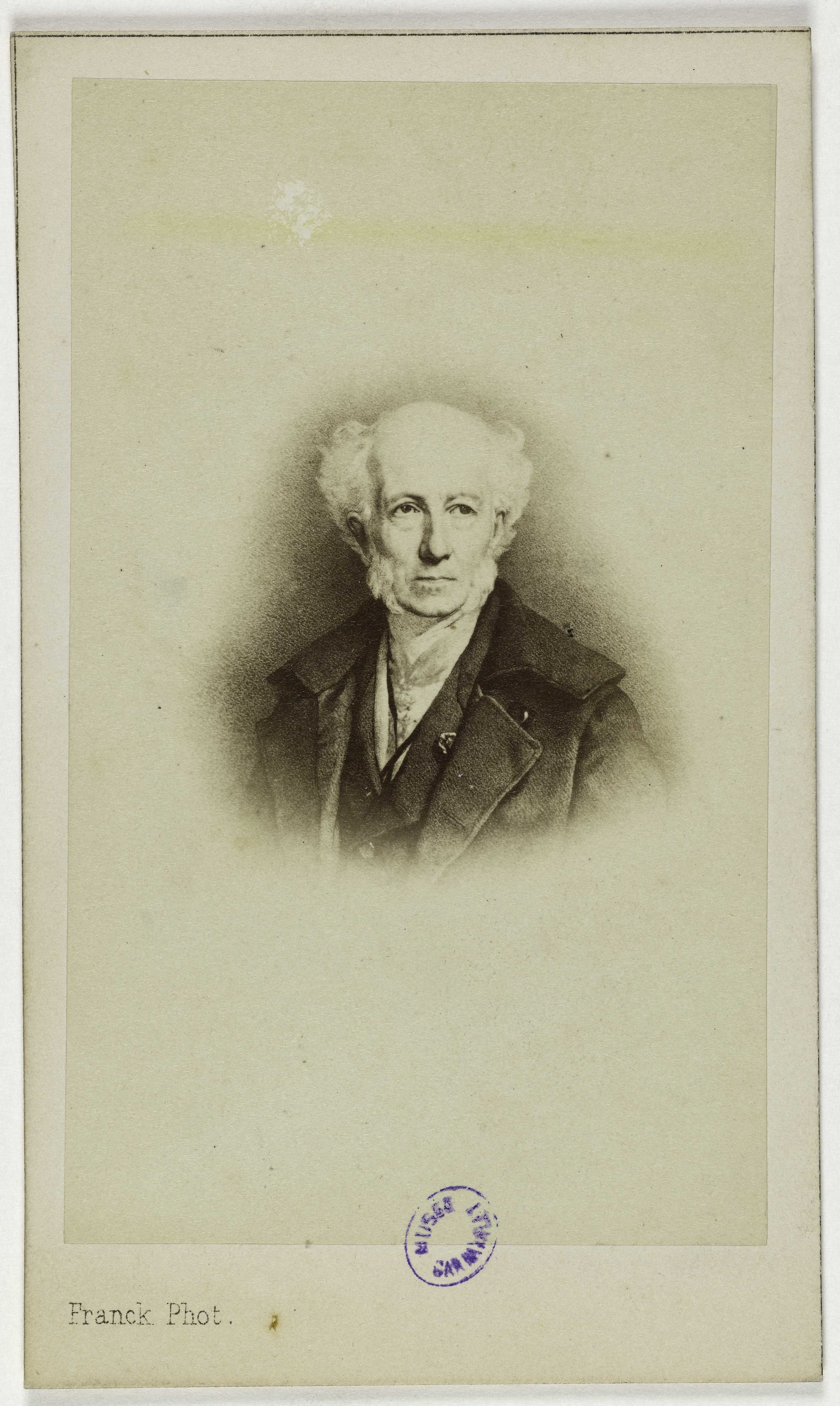 Franck, Portrait de Jean-Baptiste Isabey, (1767-1855), peintre miniaturiste