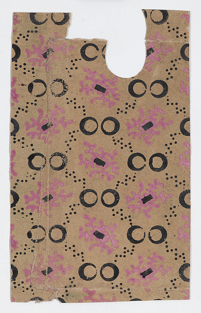 Anonymous, Sheet with pattern of coral and circles