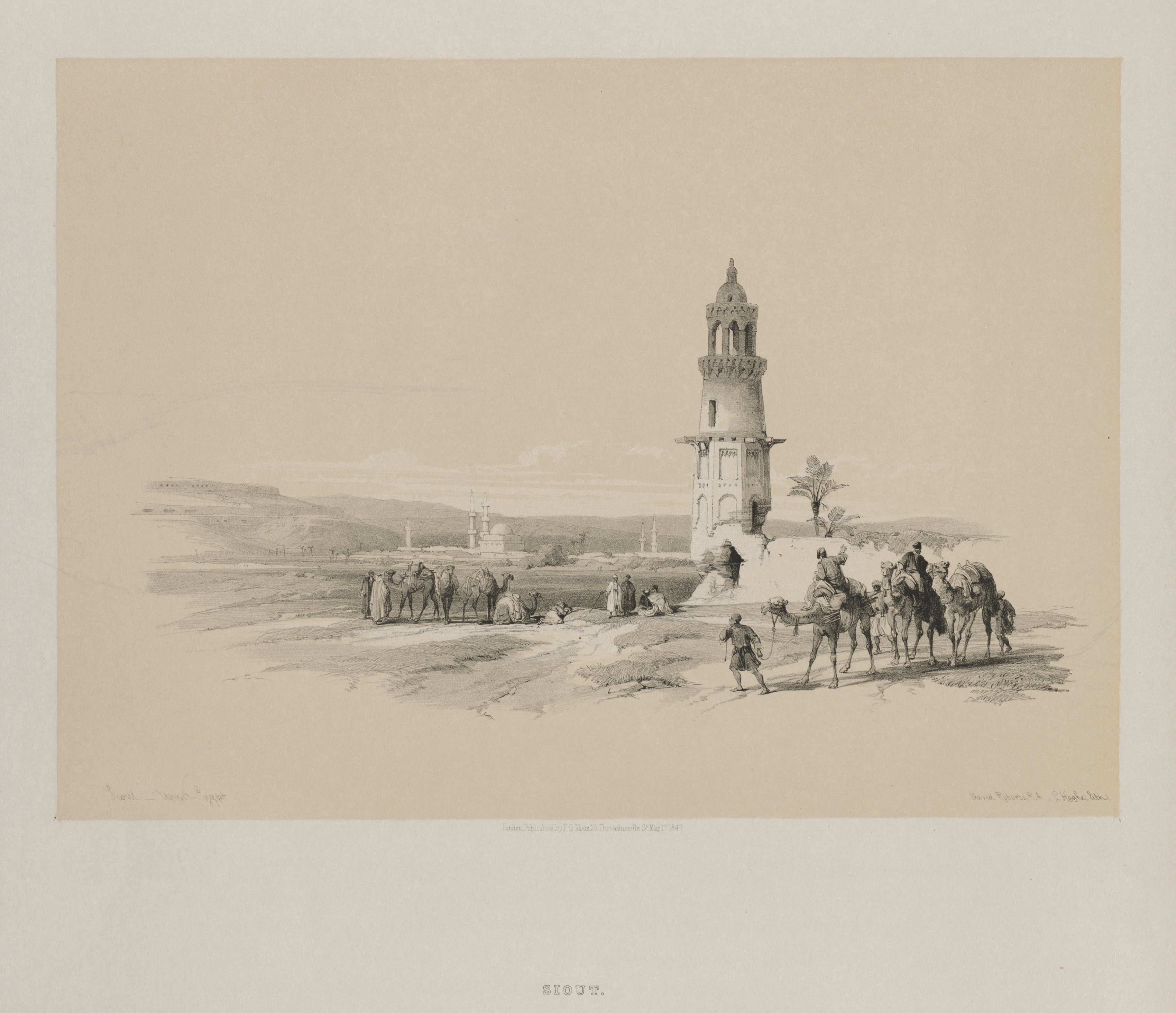 Louis Haghe, Egypt and Nubia, Volume I: Siout - Upper Egypt