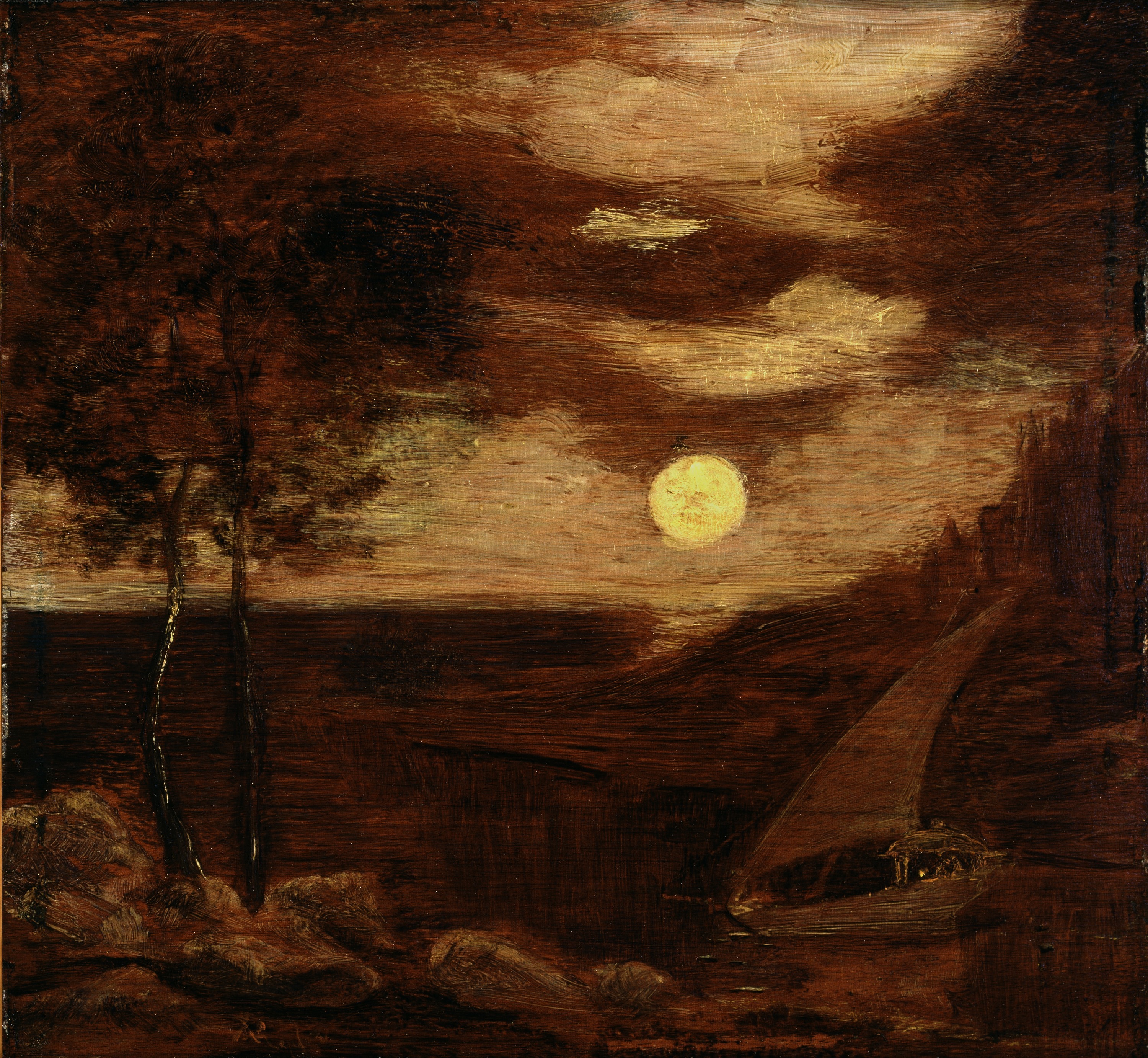 Albert Pinkham Ryder, The Lovers' Boat