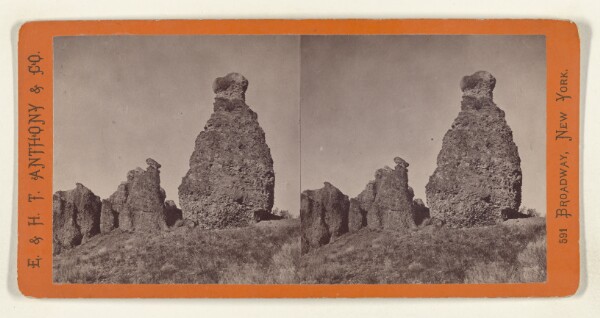Edward and Henry T. Anthony & Co., Whiskey Witches or Witches Bottles Near Echo City. Union Pacific Rail Road.