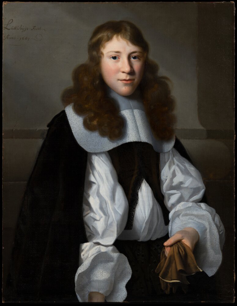 Isaack Luttichuys, Portrait of a Young Man with Gloves