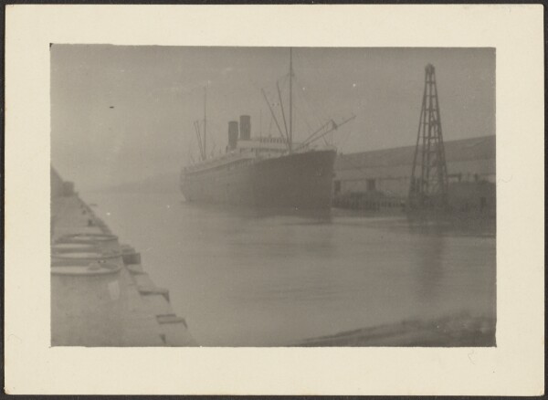 Louis Fleckenstein, [Docked Ship]