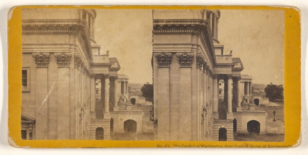 John P. Soule, The Capitol at Washington, from front of House of Representatives.