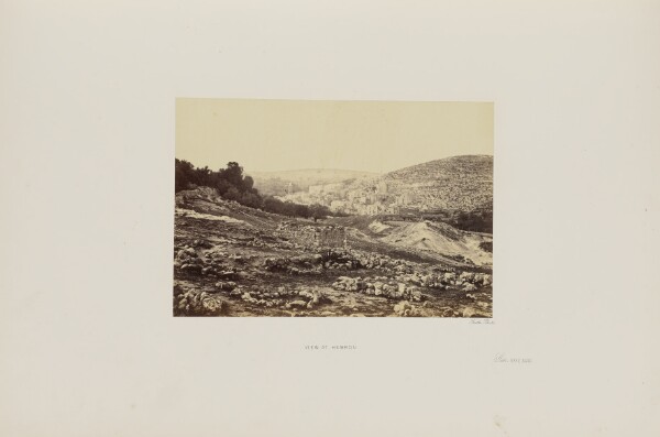 Francis Frith, View at Hebron