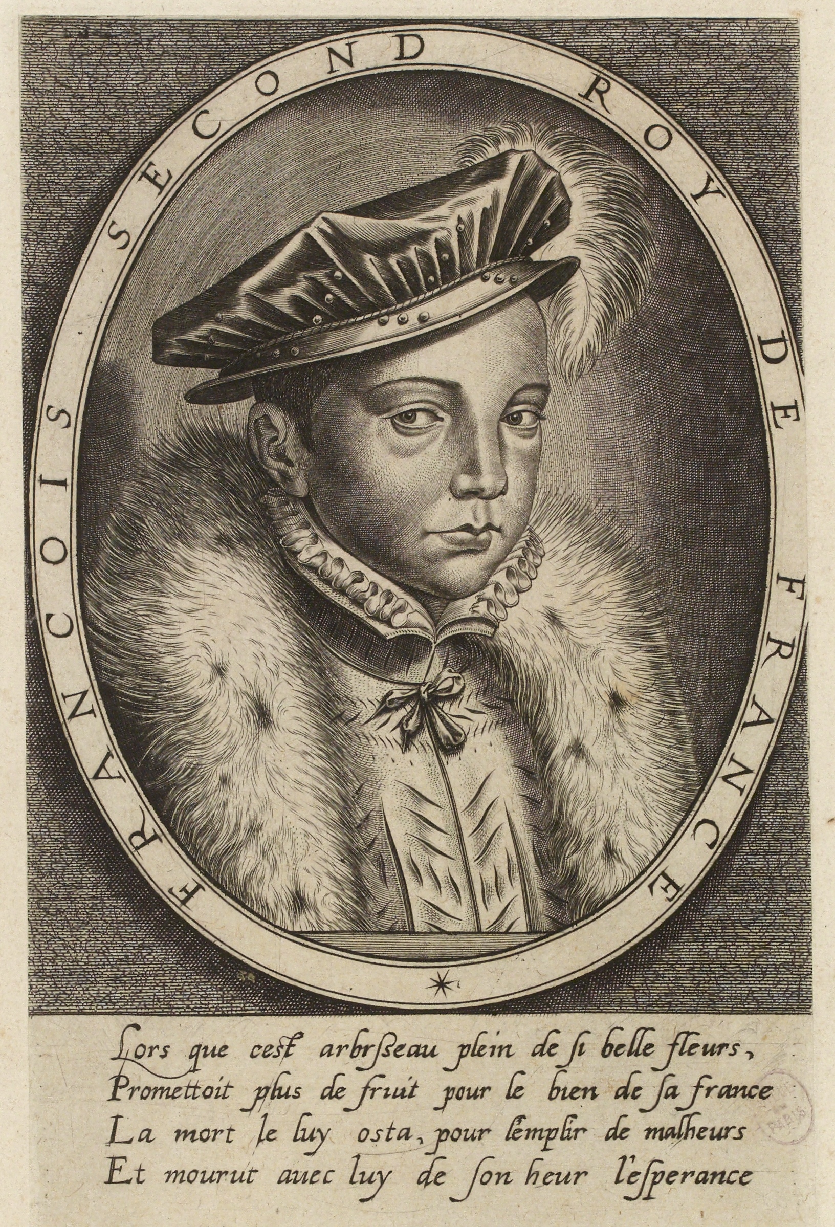 Thomas de Leu, Francois Second Roy de France (IFF 290)