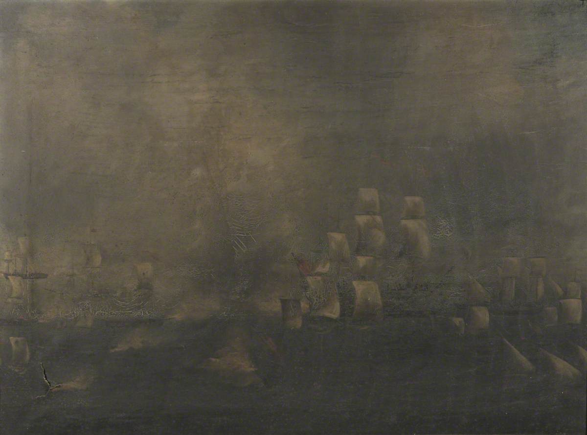 Unknown artist, A Naval Engagement