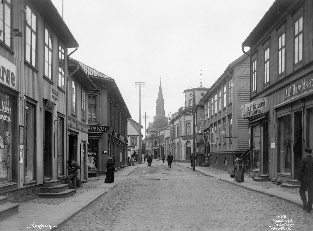 Anders Beer Wilse, Prot: Tønsberg - Store Langgate Mai 1902