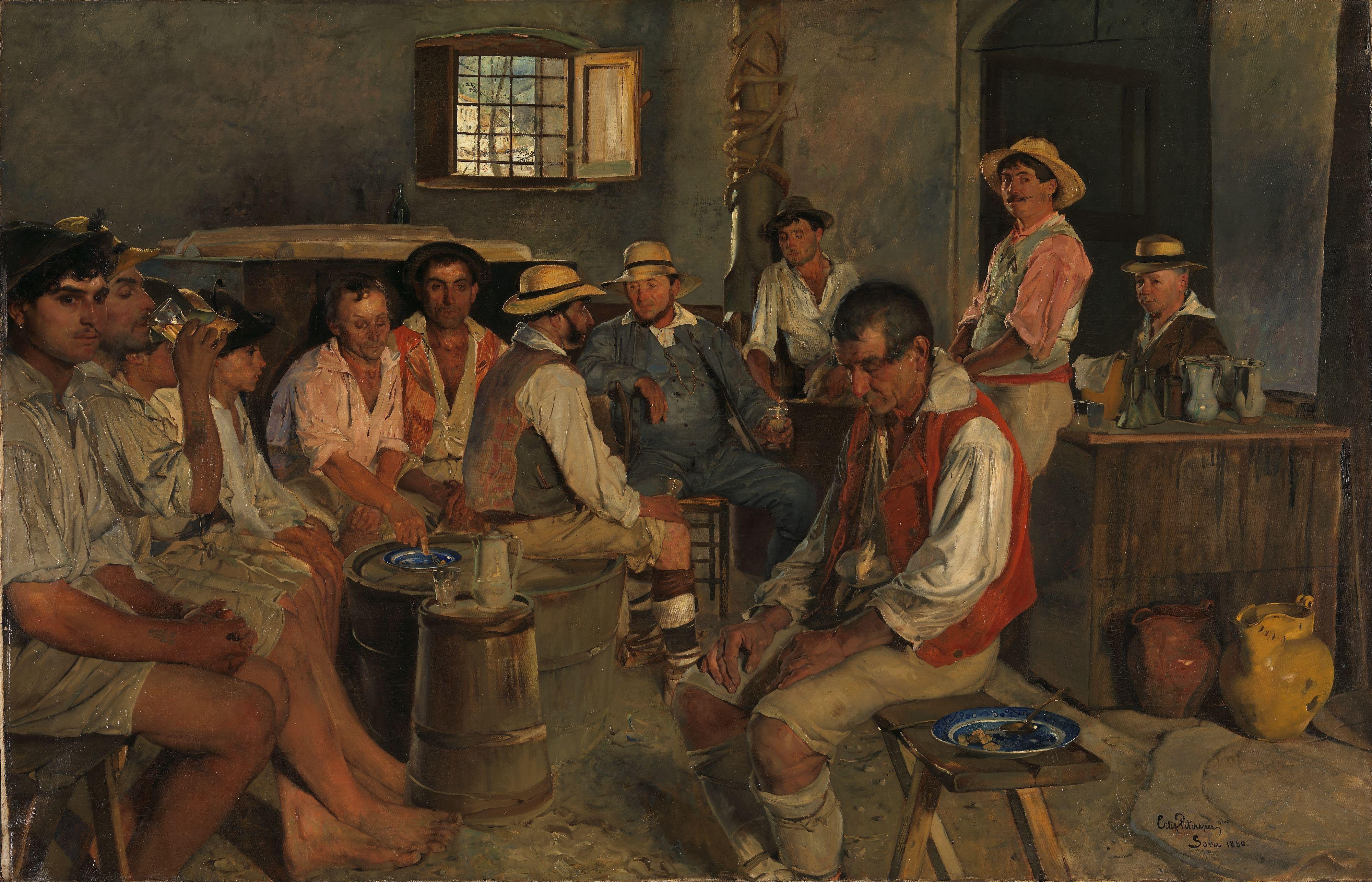 Eilif Peterssen, Siesta in an Osteria in Sora