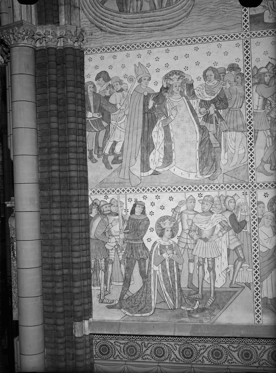 Paul Sandberg, Kalkmålning i Uppsala domkyrka, Uppsala 1948