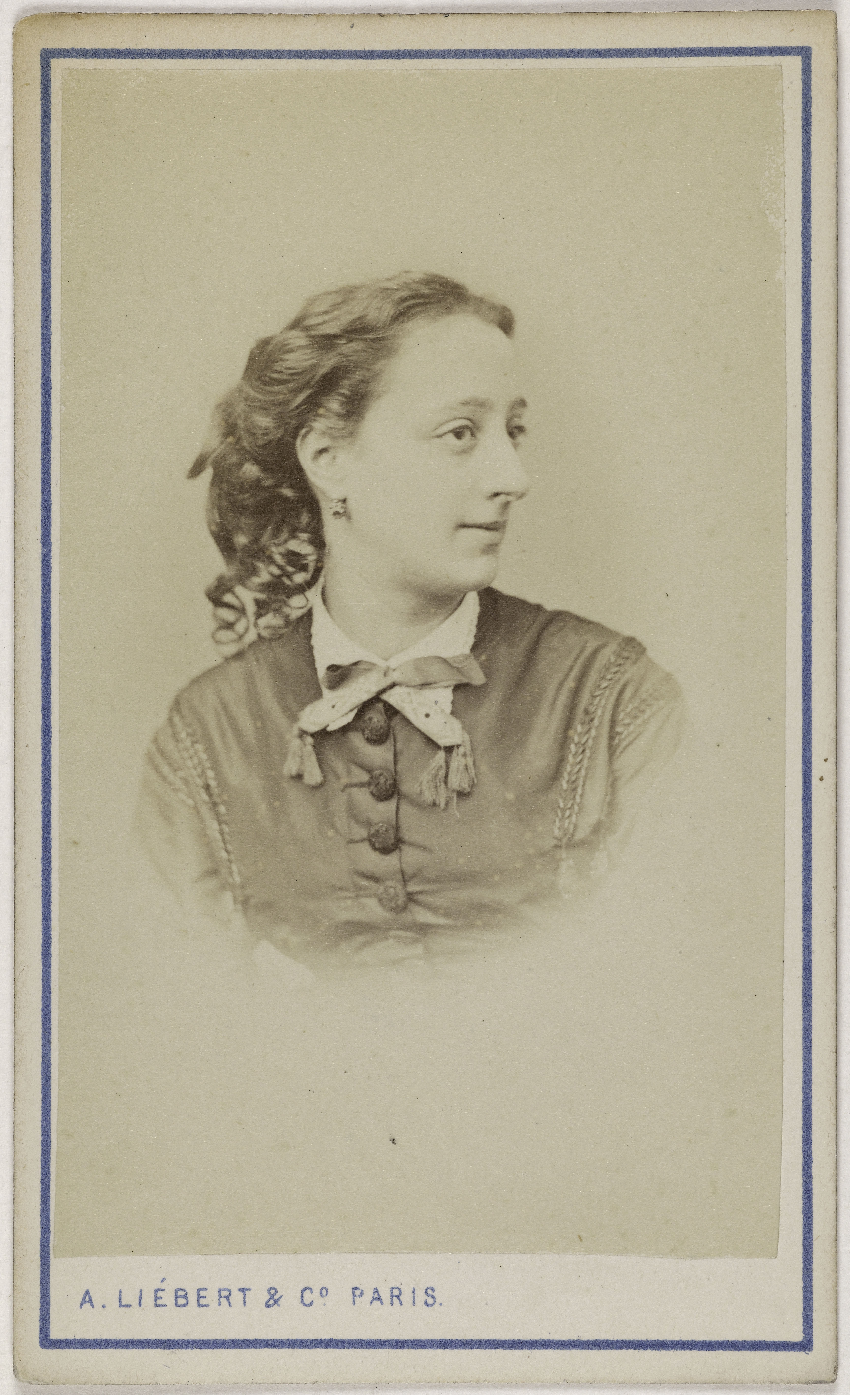Alphonse Liébert, Portrait de Jane Marie Dax (Cayare, dite) ( -1888)