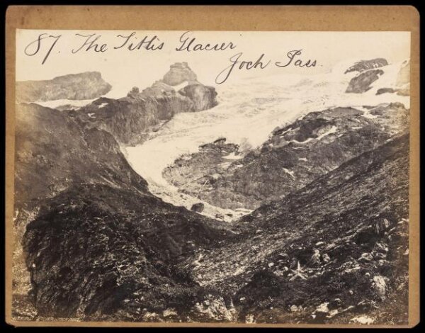 Francis Frith, The Titlis Glacier.  Joch Pass