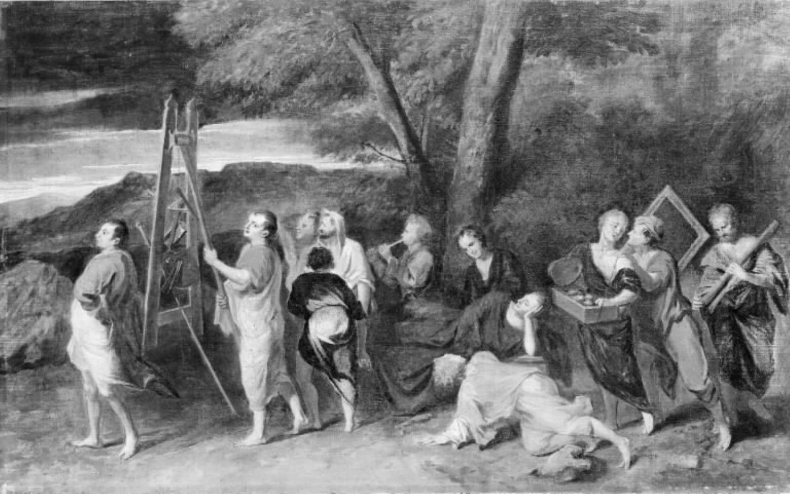 Nicolas Poussin, Maler-processionen