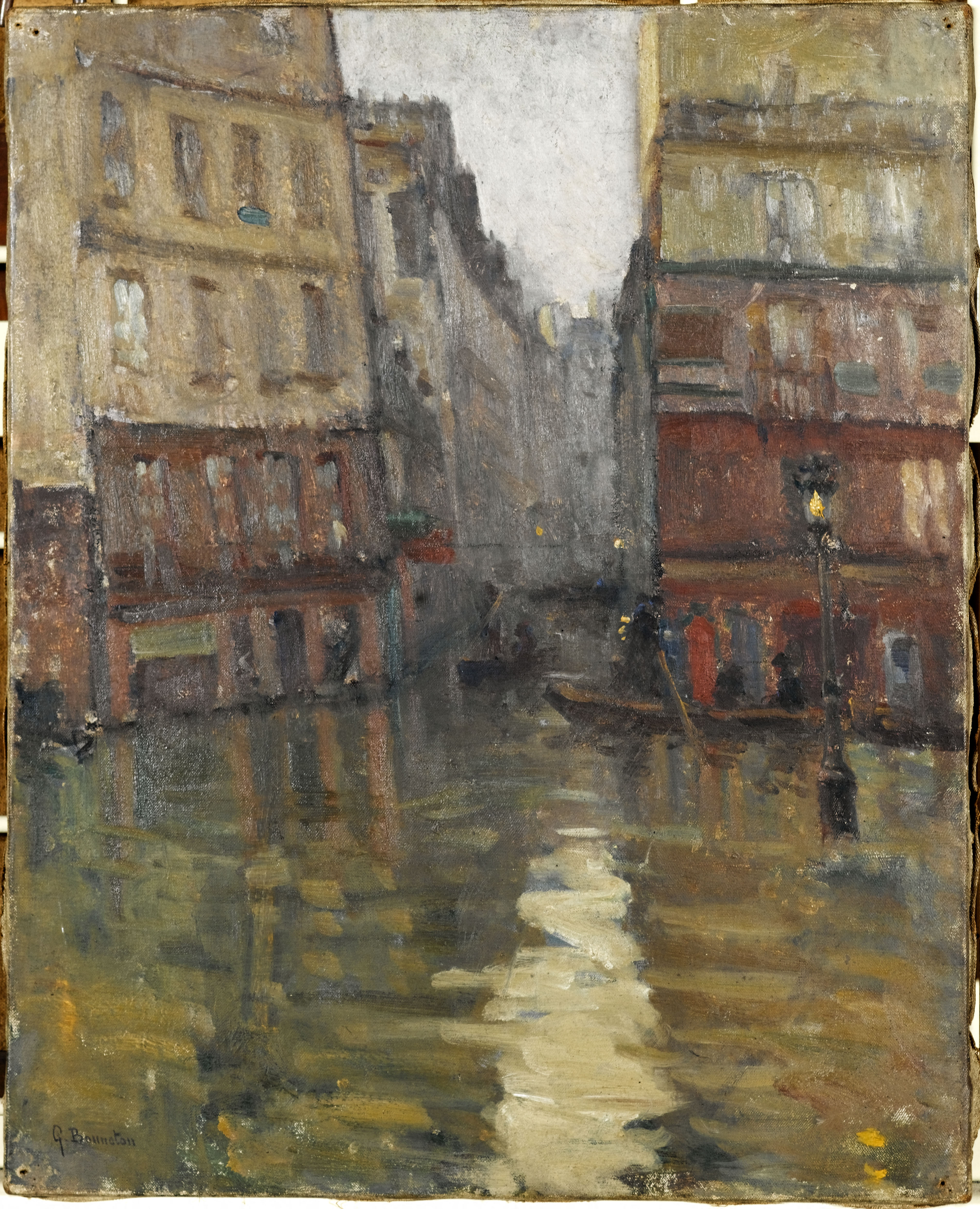 Germain Eugène Bonneton, La rue Maître-Albert (inondations de 1910)