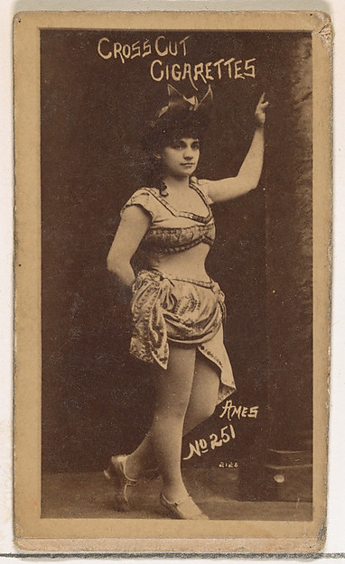 W. Duke, Sons & Co., Card Number 251, Ames, from the Actors and Actresses series (N145-1) issued by Duke Sons & Co. to promote Cross Cut Cigarettes