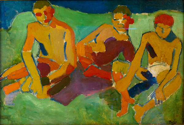 André Derain, Trois personnages assis dans l'herbe