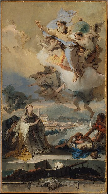 Giovanni Battista Tiepolo, Saint Thecla Praying for the Plague-Stricken