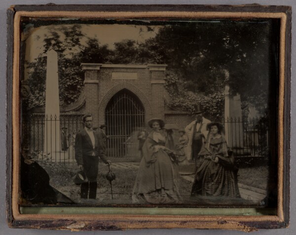 Unknown, [Group of Men and Women at Crypt of George Washington, Mount Vernon, Virginia]