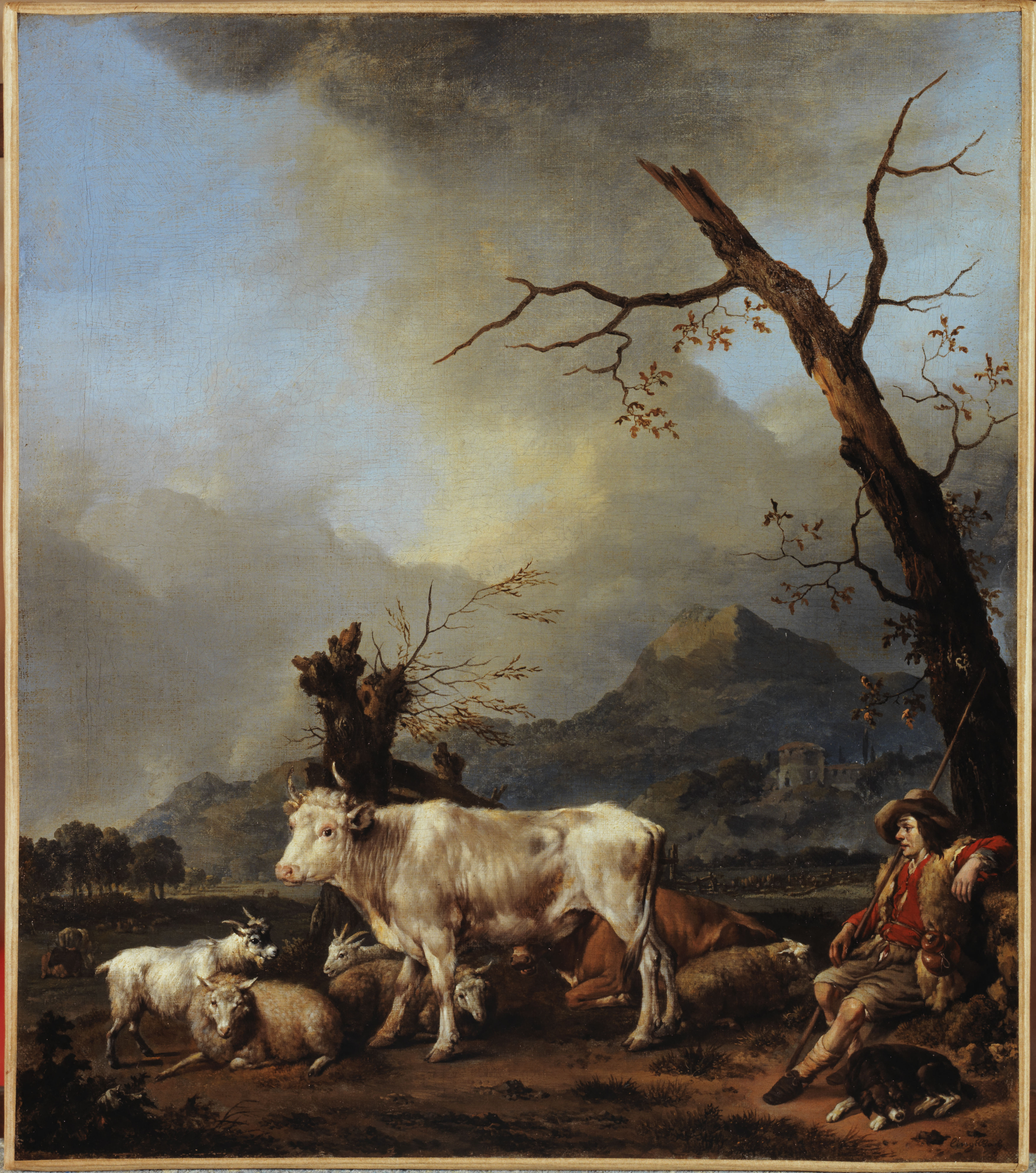 Johannes Lingelbach, Le Berger et son troupeau