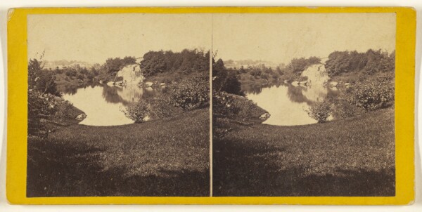 Edward and Henry T. Anthony & Co., Central Park. The Lake, West Side.