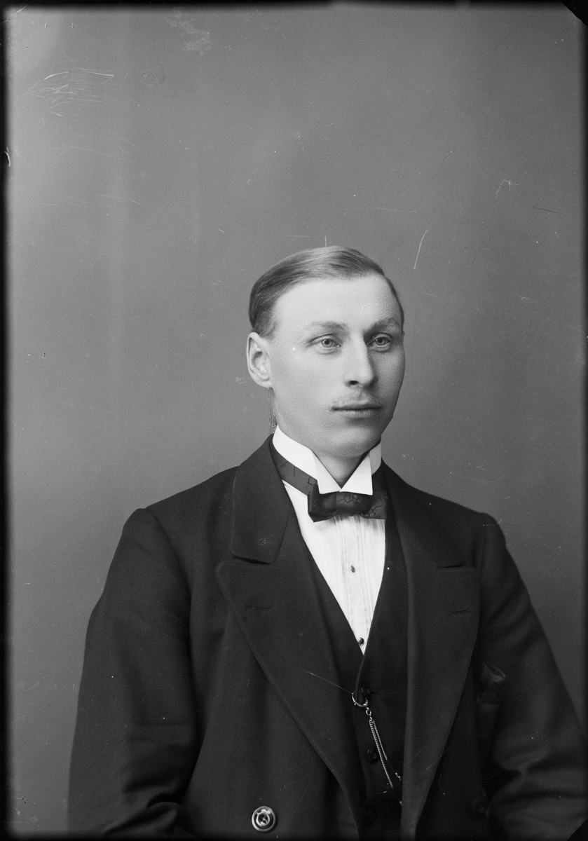 Skötsner-Edhlund, Ateljéporträtt - man, Östhammar, Uppland
