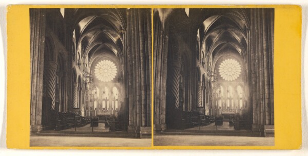 George Washington Wilson, Durham Cathedral - The Choir.