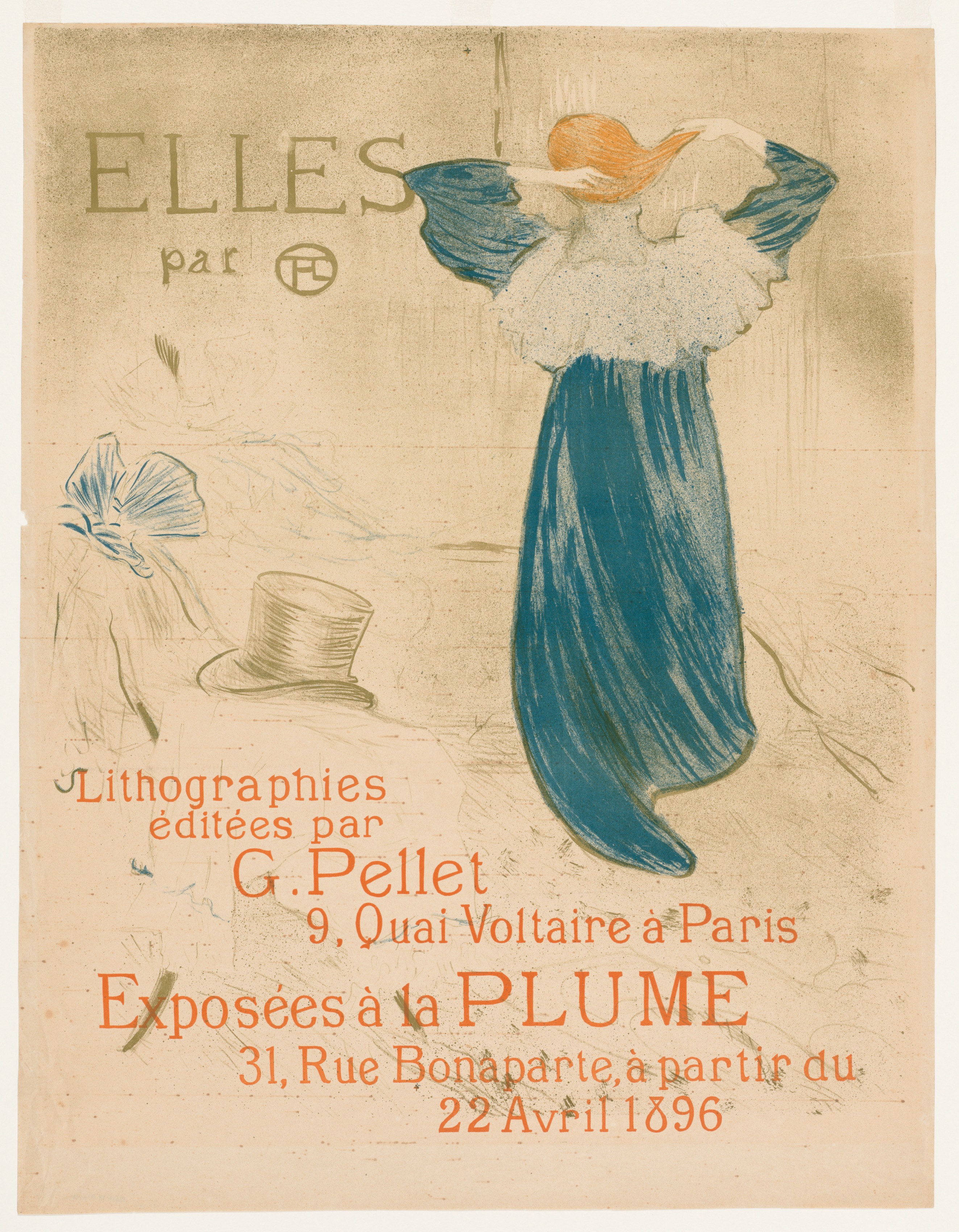 Henri de Toulouse-Lautrec, Elles:  Frontispiece