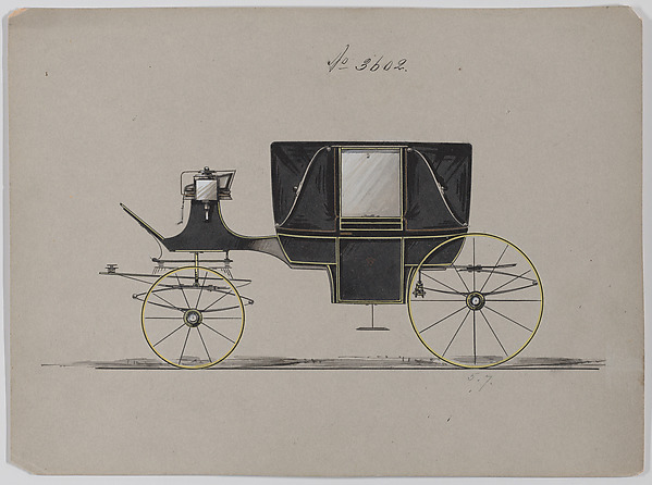Brewster & Co., Design for Landau, No. 3602