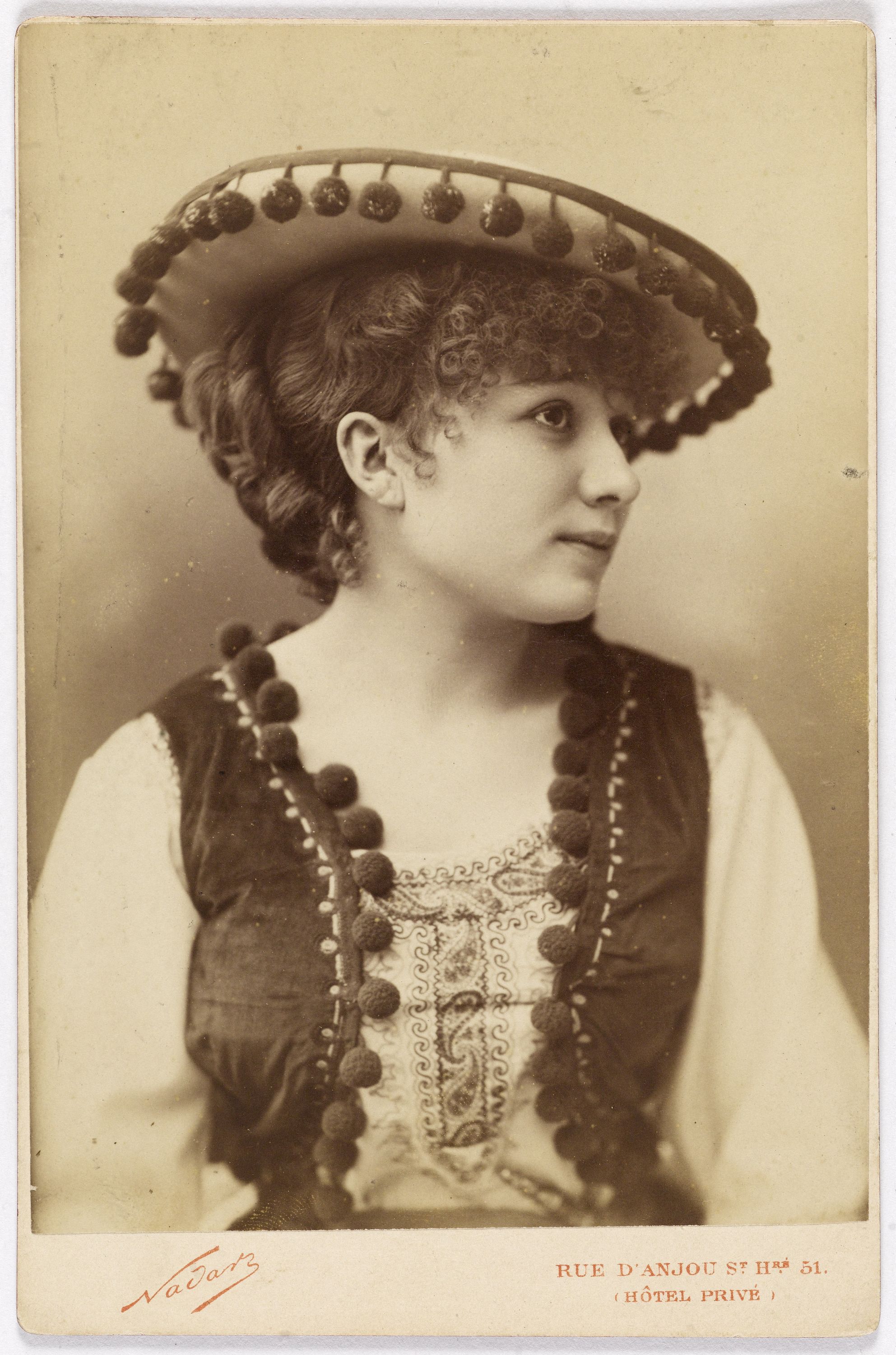 Atelier Nadar, Portrait d'Ugalde (Marie Varcolier, dite Marguerite), actrice