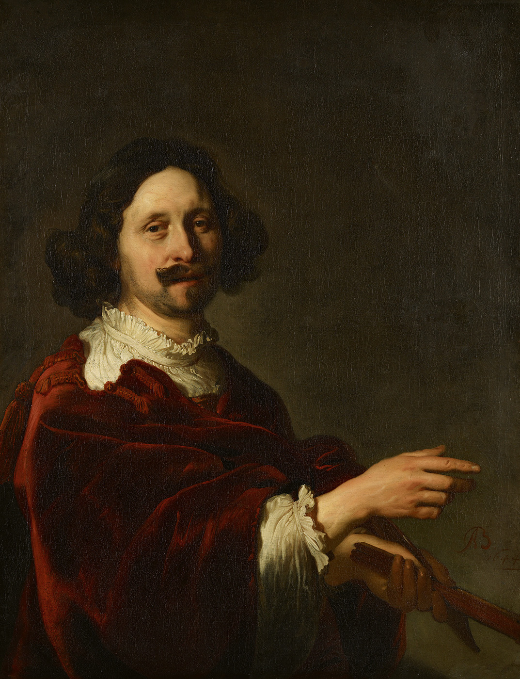 Jacob Adriaensz Backer, Portrait of Bartholomeus Breenbergh (1598-1657)