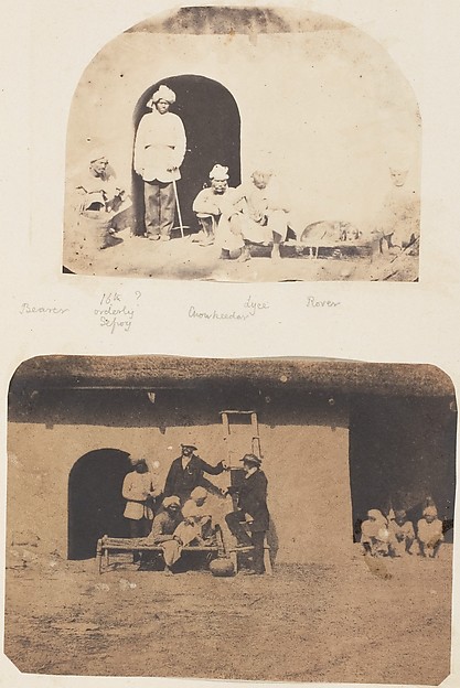 Unknown, [Servants and Dog]