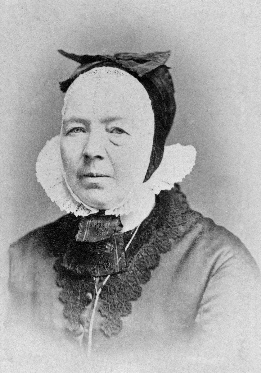 Anno Domkirkeodden, Portrett, Marthe Dæli F:Wiker 1822-1882, gift med Hans Dæli, Furnes.