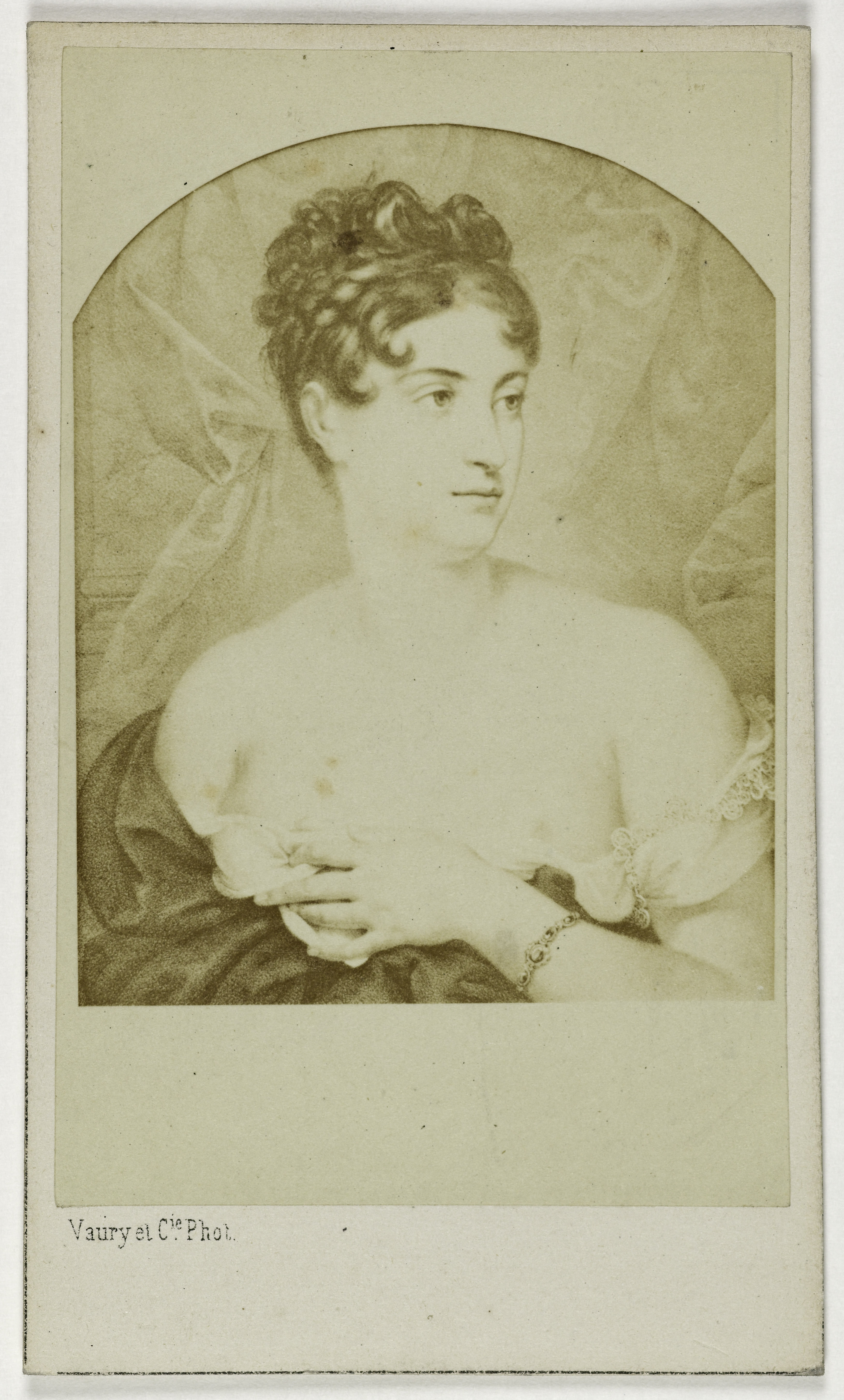 Vaury et Cie, Portrait de Mlle George, (Marguerite Joséphine Weimer, dite), (1787-1867), (actrice)