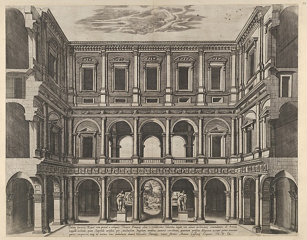 Anonymous, Farnese Palace Interior, from "Speculum Romanae Magnificentiae"