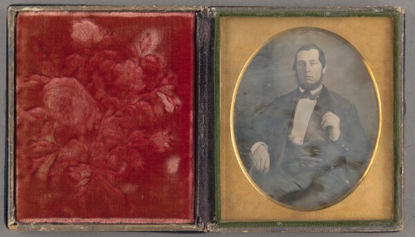 Unknown, [Portrait of a Seated Man with Fringe Beard]