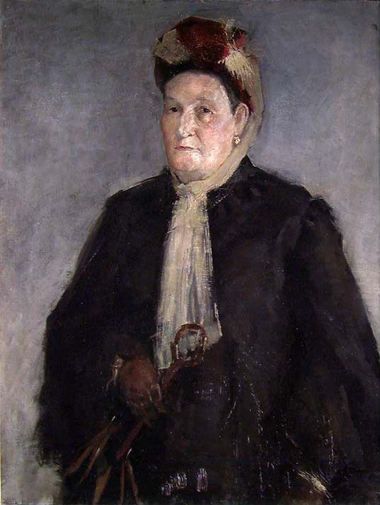 Halfdan Strøm, Portrait of Mathea Strøm, the Artist's Mother