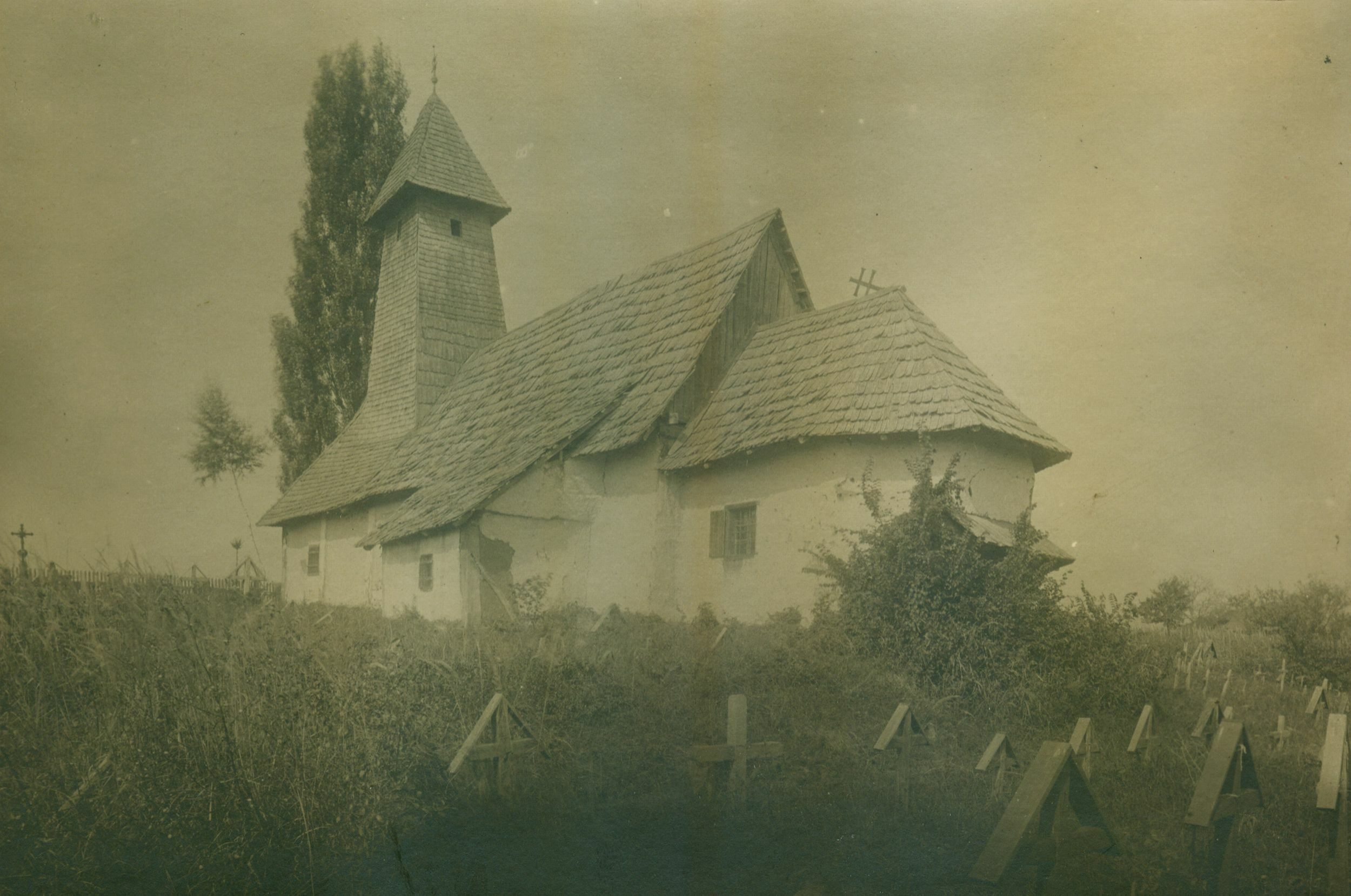 Josip Brunšmid, Erdovec, drvena kapelica sv. Katarine, pogled s jugoistočne strane