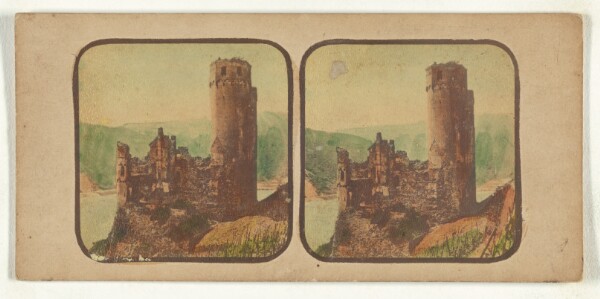New York Stereoscopic Company, Ruins of the Castle of Ehrenfels. [View on the Rhine]